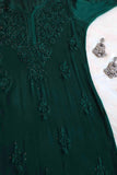 ROOP Emerald Green Pure Chiffon Kurta