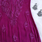 Roop Deep Purple Pure Chiffon Kurta