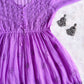 Khwaab Lavender Kota Pearl short Frock