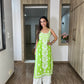 NAZAKAT Lime Green Cotton Kurta