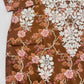 kaveri Brown chikankari straight kurti