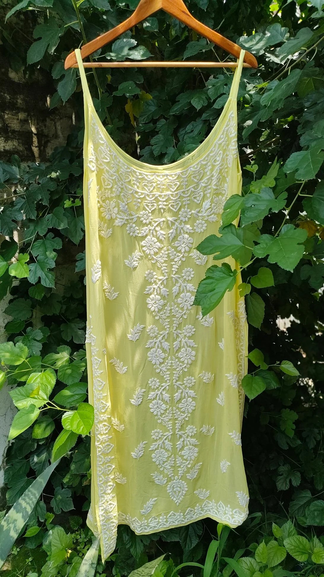 Nazakat Pastel Yellow Cotton Kurta